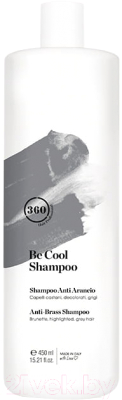 Оттеночный шампунь для волос Kaaral Be Cool Для темных осветленных или седых волос (450мл)
