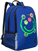 Школьный рюкзак Grizzly RB-351-8 (синий) - 