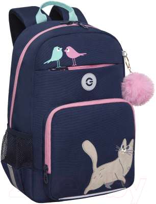 Школьный рюкзак Grizzly RG-364-2 (синий)