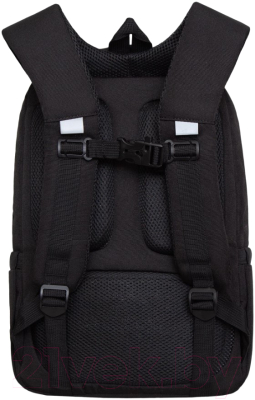 Школьный рюкзак Grizzly RG-366-6 (черный)