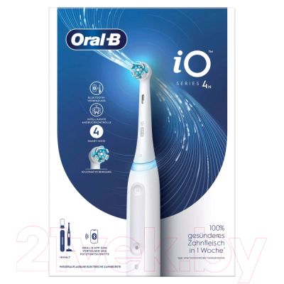 Электрическая зубная щетка Oral-B iO4 Quite (белый)
