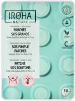 Маска-патч для лица Iroha Nature SOS Pimple Patches Локального применения для проблемной кожи (18шт) - 