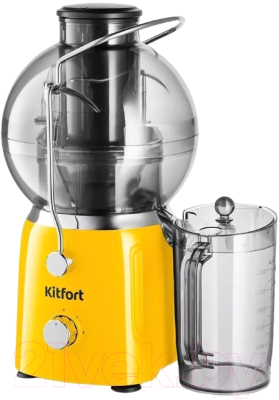 Соковыжималка электрическая Kitfort KT-1144-3 (желтый)