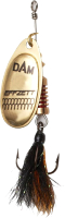Блесна DAM FZ Standard Dressed Spinner 1 S / 60531 (золото) - 
