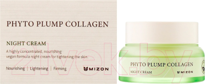 Изображение товара Крем для лица Mizon Phyto Plump Collagen Night Cream (50мл)