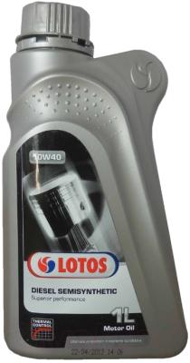 Моторное масло Lotos Diesel Semisynthetic CF 10W40 (1л)