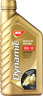 Моторное масло Mol Dynamic Moto 4T Racing 10W50 / 13301129 (1л)