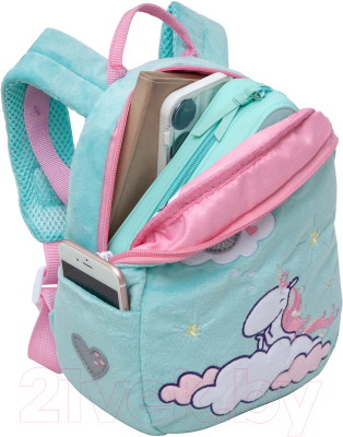 Детский рюкзак Grizzly RK-379-1 (мятный)