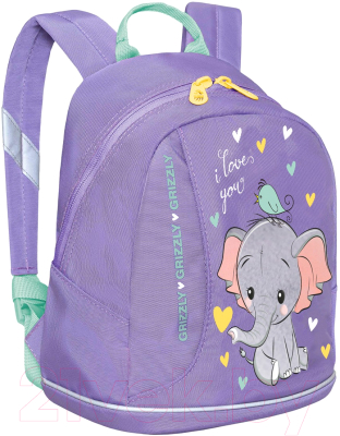Детский рюкзак Grizzly RK-381-1 (лавандовый)