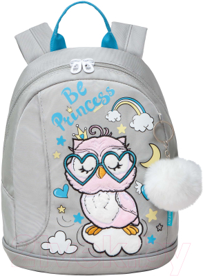 Детский рюкзак Grizzly RK-381-3 (серый)