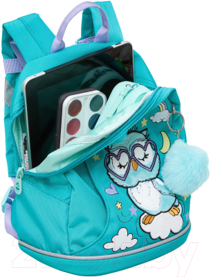 Детский рюкзак Grizzly RK-381-3 (бирюзовый)