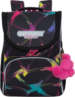 Школьный рюкзак Grizzly RAm-384-10 (черный) - 