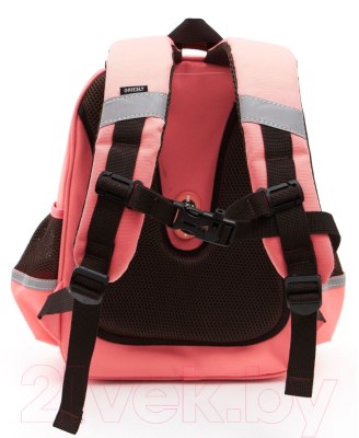 Школьный рюкзак Grizzly RAz-386-9 (персиковый)
