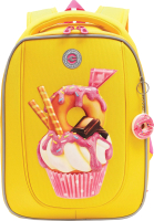 Школьный рюкзак Grizzly RAf-392-1 (желтый) - 