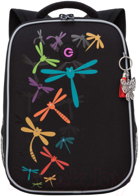 Школьный рюкзак Grizzly RAw-396-2 (черный)