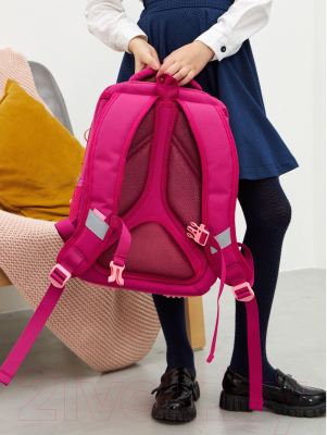 Школьный рюкзак Grizzly RAw-396-3 (розовый)