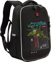Школьный рюкзак Grizzly RAw-397-6 (черный) - 