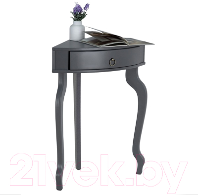 Консольный столик Мебелик Берже 16 (серый графит)