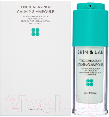 Сыворотка для лица Skin&Lab Tricicabarrier Calming Ampoule Успокаивающая (35мл)