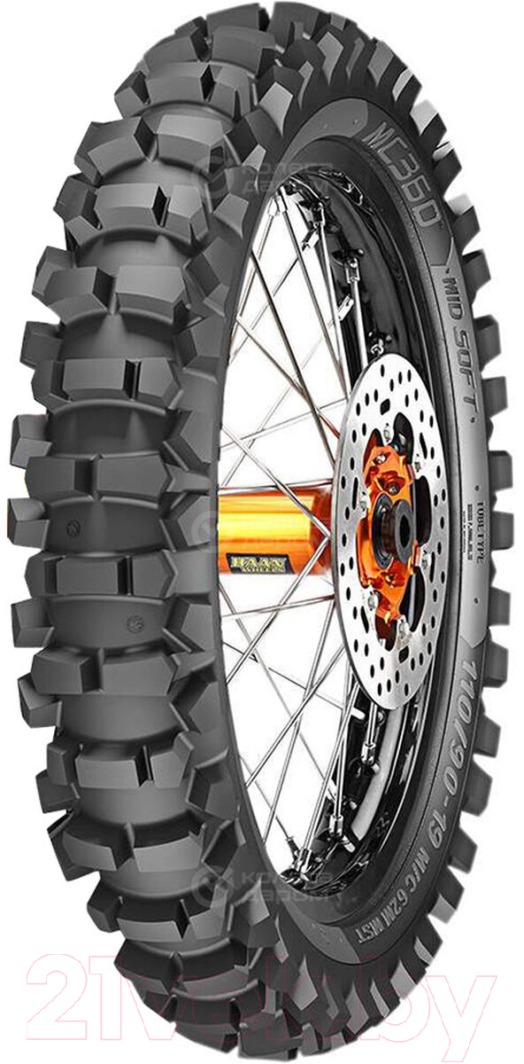 Мотошина задняя Metzeler MC360 Mid Soft 110/90R19 62M TT NHS