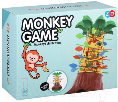 Настольная игра Наша игрушка Падающие обезьяны / ZD-037