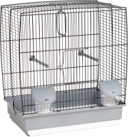 Клетка для птиц Voltrega 001641N (черный/серый) - 
