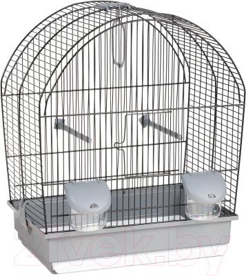 Клетка для птиц Voltrega 001642N (черный/серый)