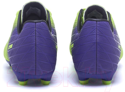 Бутсы футбольные Atemi Msr Junior SBA-005 (ярко-салатовый/фиолетовый, р-р 39)
