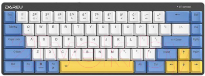 Изображение товара Клавиатура Dareu EK868 (белый/синий/желтый, Brown Switch)