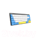 Миниатюра изображения товара Клавиатура Dareu EK868 (белый/синий/желтый, Brown Switch)