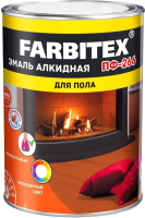 Эмаль Farbitex ПФ-266 (5кг, светлый орех) - 