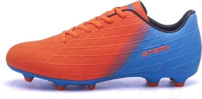 Бутсы футбольные Atemi Msr Junior SBA-005 (оранжевый/голубой, р-р 37)
