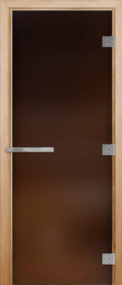Стеклянная дверь для бани/сауны Doorwood Эталон 190x70