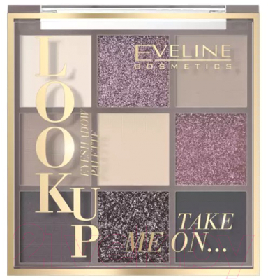 Палетка теней для век Eveline Cosmetics Look Up №1-9 Take Me On… (10г)