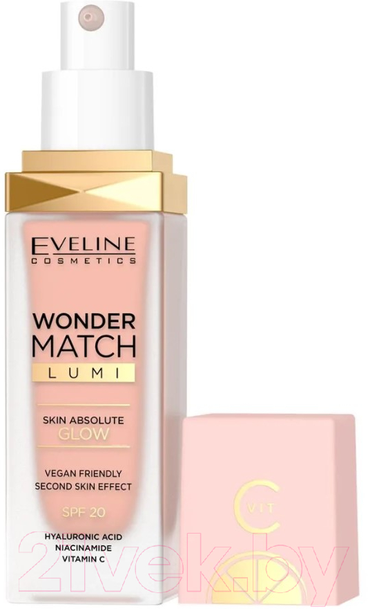 Тональный крем Eveline Cosmetics Wonder Match Lumi №10 Vanilla (30мл) — фото 2