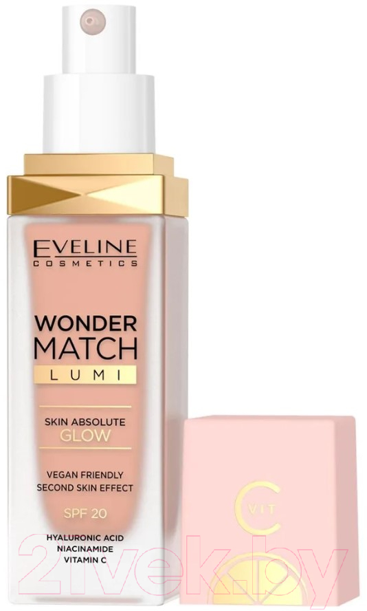 Тональный крем Eveline Cosmetics Wonder Match Lumi №20 Nude (30мл) — фото 2