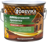 Пропитка для дерева Drevika Классик (2.7л, рябина) - 