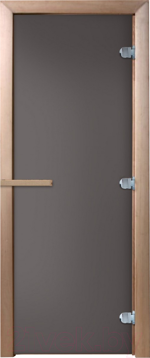 Стеклянная дверь для бани/сауны Doorwood Затмение 200х80