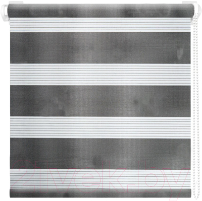 Рулонная штора АС МАРТ Баланс 110x160 (темно-серый)