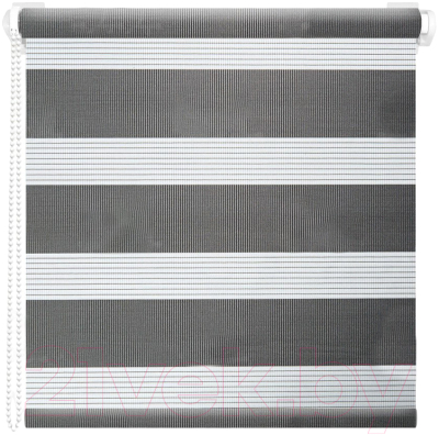 Рулонная штора АС МАРТ Баланс 110x160 (темно-серый)