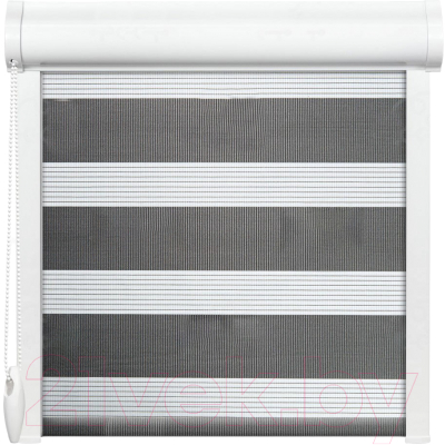Рулонная штора АС МАРТ Баланс 120x160 (темно-серый)