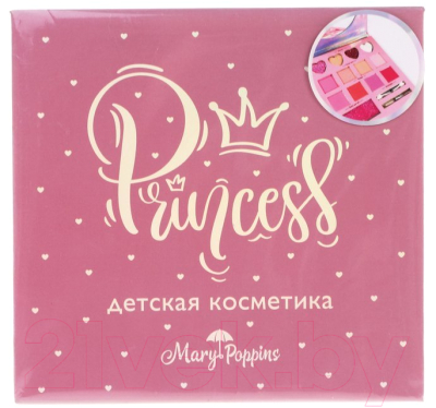 Набор детской декоративной косметики Mary Poppins Палетка картонная Принцесса / 456028