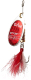 Блесна DAM FZ Standard Dressed Spinner 1 S / 60535 (Reflex Red) - 