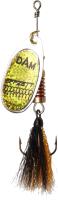 Блесна DAM FZ Standard Dressed Spinner 1 S / 60537 (Reflex Gold) - 
