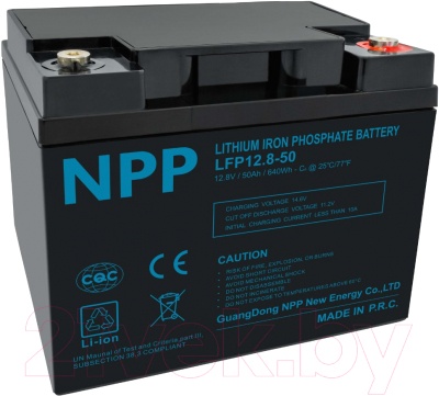 Батарея для ИБП NPP LiFePO4 12.8V 50Ah / NSFD050Q10-LFP