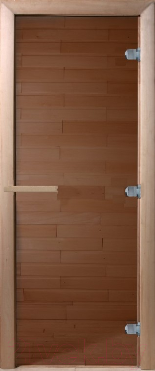 Стеклянная дверь для бани/сауны Doorwood Теплый день 190x60