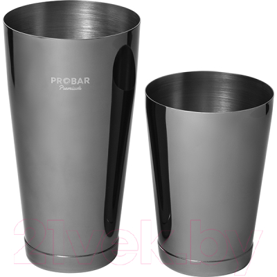 Шейкер для бара Probar Premium Pure с утяжелителями MST001B (черный)