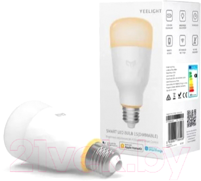 Умная лампа Yeelight Smart LED Bulb 1S / YLDP15YL (белый)
