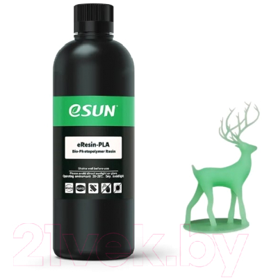 Фотополимерная смола для 3D-принтера eSUN eResin-PLA / т0031371 (1кг, Grass Green)