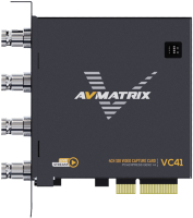 Устройство видеозахвата Avmatrix VC41 4CH 3G-SDI PCIE / 29984 - 